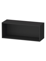 Duravit Zencha vízszintes polcelem 40x16,1 cm, matt grafit ZE1210080800000