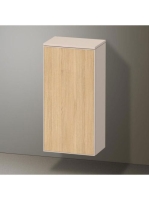 Duravit Zencha középmagas szekrény 81,9x40 cm, balos, natúr tölgy/matt taupe ZE1350L30830000