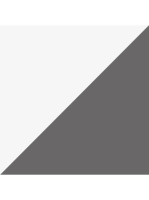 Duravit Zencha középmagas szekrény 81,9x40 cm, balos, fehér üveg/matt grafit ZE1350L64800000