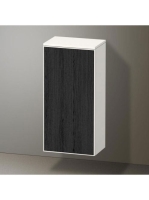 Duravit Zencha középmagas szekrény 81,9x40 cm, jobbos, fekete tölgy/matt fehér ZE1350R16840000