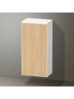 Duravit Zencha középmagas szekrény 81,9x40 cm, jobbos, natúr tölgy/matt fehér ZE1350R30840000