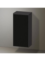 Duravit Zencha középmagas szekrény 81,9x40 cm, jobbos, texturált fekete/matt grafit ZE1350R63800000