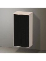 Duravit Zencha középmagas szekrény 81,9x40 cm, jobbos, texturált fekete/matt taupe ZE1350R63830000