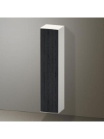 Duravit Zencha magas szekrény 176x40 cm, balos, fekete tölgy/matt fehér ZE1352L16840000