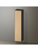 Duravit Zencha magas szekrény 176x40 cm, balos, natur tölgy/matt grafit ZE1352L30800000