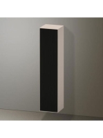 Duravit Zencha magas szekrény 176x40 cm, balos, struktúrált fekete /matt taupe ZE1352L63830000