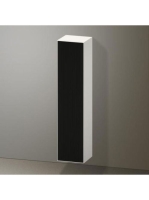 Duravit Zencha magas szekrény 176x40 cm, jobbos, struktúrált fekete/matt fehér ZE1352R63840000