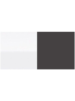 Duravit Zencha magas szekrény 176x40 cm, jobbos, fehér üveg/matt grafit ZE1352R64800000