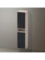 Duravit Zencha magas szekrény 176x40 cm, balos, fekete tölgy/matt taupe ZE1353L16830000