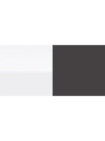 Duravit Zencha magas szekrény 176x40 cm, balos, fehér üveg/matt grafit ZE1353L64800000