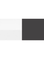 Duravit Zencha magas szekrény 176x40 cm, jobbos, fehér üveg/matt grafit ZE1353R64800000