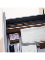 Duravit Zencha alsószekrény 65x55, dió fiókrendezővel, fehér üveg/matt taupe ZE4810064830E00