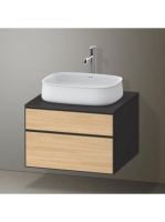 Duravit Zencha alsószekrény 65, fiókrendező nélkül, natúr tölgy/matt grafit ZE4820030800000