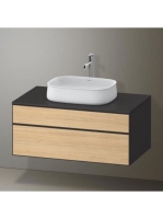 Duravit Zencha alsószekrény 100, tölgy fiókrendezővel, natúr tölgy/matt grafit ZE4821030800I00