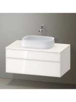 Duravit Zencha alsószekrény 100, fiókrendező nélkül, fehér üveg/matt fehér ZE4821064840000