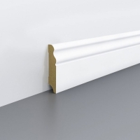 EGGER Skirtings 7 cm - white "HAMBURG" 2400x18x70 RAL9016 szegőléc