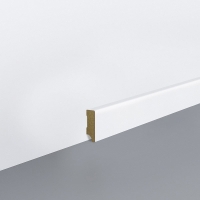 EGGER Skirtings 4 cm - white "KUBISCH" 2400x16x40 RAL9016 szegőléc
