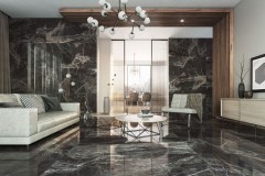 Emigres Nero Pul Kőhatású járólap 