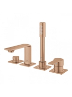 Grohe Allure kádperembe építhető csaptelep, szálcsiszolt rose arany 19316DL1