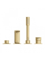 Grohe Allure kádperembe építhető csaptelep, szálcsiszolt világos arany 19316GN1