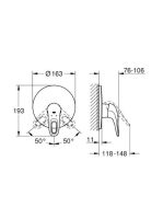 Grohe Eurostyle zuhanycsaptelep 19507003