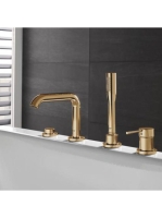 Grohe Essence 4-lyukú egykaros kádkombináció, arany 19578GL1