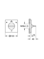 Grohe Allure 3-utas irányváltószelep, króm 19590001