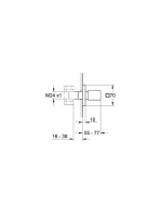 Grohe Eurocube csempeszelep fogantyú 19910000