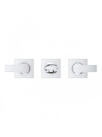 Grohe Allure 3-lyukas mosdócsaptelep, M-es méret, króm 20193002