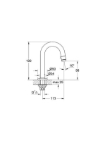 Grohe univerzális kifolyószelep DN15 20201000