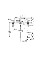 Grohe Eurocube 3-lyukas mosdócsaptelep 20351000