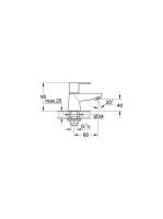 Grohe BauLoop mosdó csaptelep 20422000