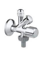 Grohe eredeti WAS kombinált sarokszelep érdesített csatlakozómenettel, króm 22035000