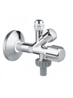 Grohe eredeti WAS kombinált sarokszelep érdesített csatlakozómenettel, króm 22035000