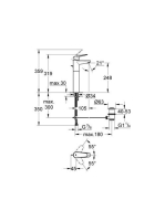 Grohe Eurodisc Cosmopolitan mosdócsaptelep XL-Size 23055002