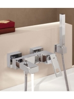 Grohe Eurocube kádcsaptelep, zuhany szettel 1/2 23141000