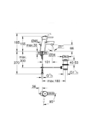 Grohe Concetto hidegindítású csaptelep leeresztővel S méret Króm 2338010E