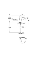 Grohe Eurodisc Cosmopolitan hidegindítású egykaros csaptelep S-méret Króm 2338220E