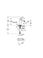 Grohe Eurosmart hidegindítású egykaros csaptelep M-méret Króm 2339510E