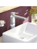 Grohe Eurocube egykaros mosdócsaptelep, XL-es méret, lefolyószelep nélkül, króm 23406000