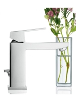 Grohe Eurocube egykaros mosdócsaptelep húzórudas leeresztővel, M-es méret, króm 23445000