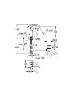 Grohe Essence mosdócsaptelep M-es méret, grafit 23462A01
