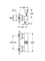 Grohe Eurocube Joy egykaros zuhanycsaptelep 23665000