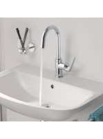Grohe BauFlow egykaros magas mosdócsaptelep húzórudas müa. leeresztőgarnitúrával 23753000