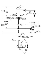 Grohe BauLoop egykaros mosdócsaptelep M-es méret 23762000
