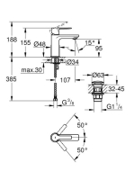 Grohe Lineare egykaros mosdócsaptelep XS-es méret 23791001