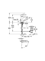 Grohe Plus egykaros hidegindítású csaptelep lefolyó szettel króm 23870003