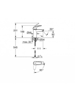 Grohe Eurosmart hidegindítású csaptelep S-méret Króm 23974003