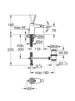 Grohe Eurodisc Joy egykaros bidécsaptelep, S-es méret 24036000