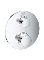 Grohe Grohtherm falsík alatti termosztátos zuhanycsaptelep, króm 24075000